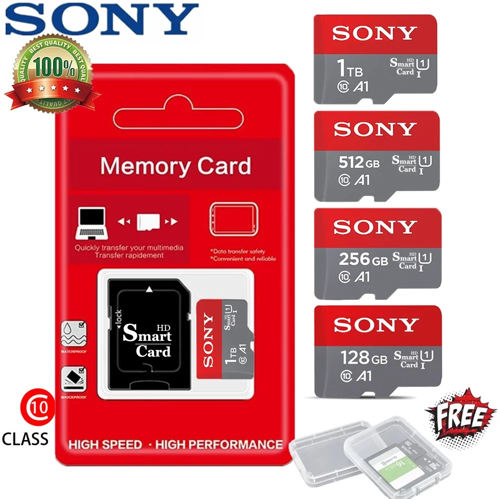 

SONY Ultra Micro SD 128GB 256GB 1TB 512GB Micro SD Card SD/TF Flash Card Memory Card 32 64 128 gb microSD Dropshipping For Phone