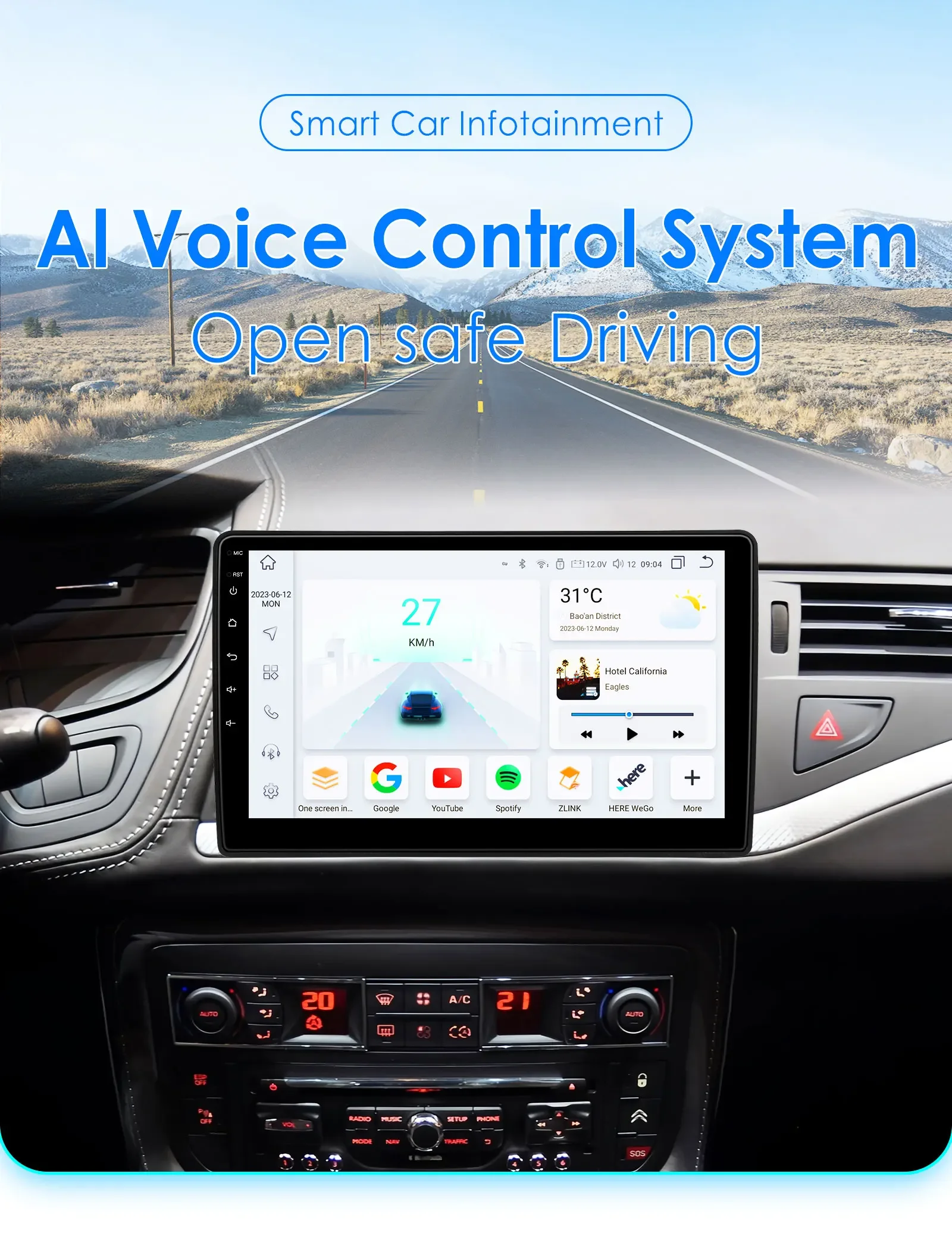 車用インダッシュフレーム ステレオ取り付けキット シュコダ オクタビア オートマチックエアコン 2004-2010 カーラジオパネル ステレオラジオの筋膜  用 オクタビア イエティ 2007-2009 2 DIN カーナビゲーションフレーム センターコンソールダッシ カーラジオ筋膜 ... に適合する オクタヴィア用 に適合する イエティ 2007-2009用 カーナビゲーショントリム ラジオフェイシア ステレオフレーム