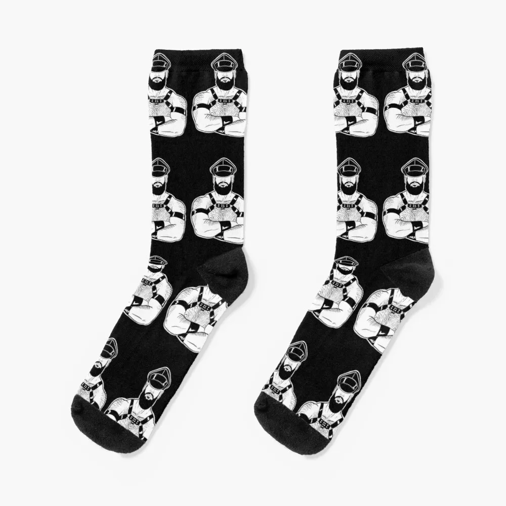 

Leather daddySocks Warm Socks Men Happy Socks