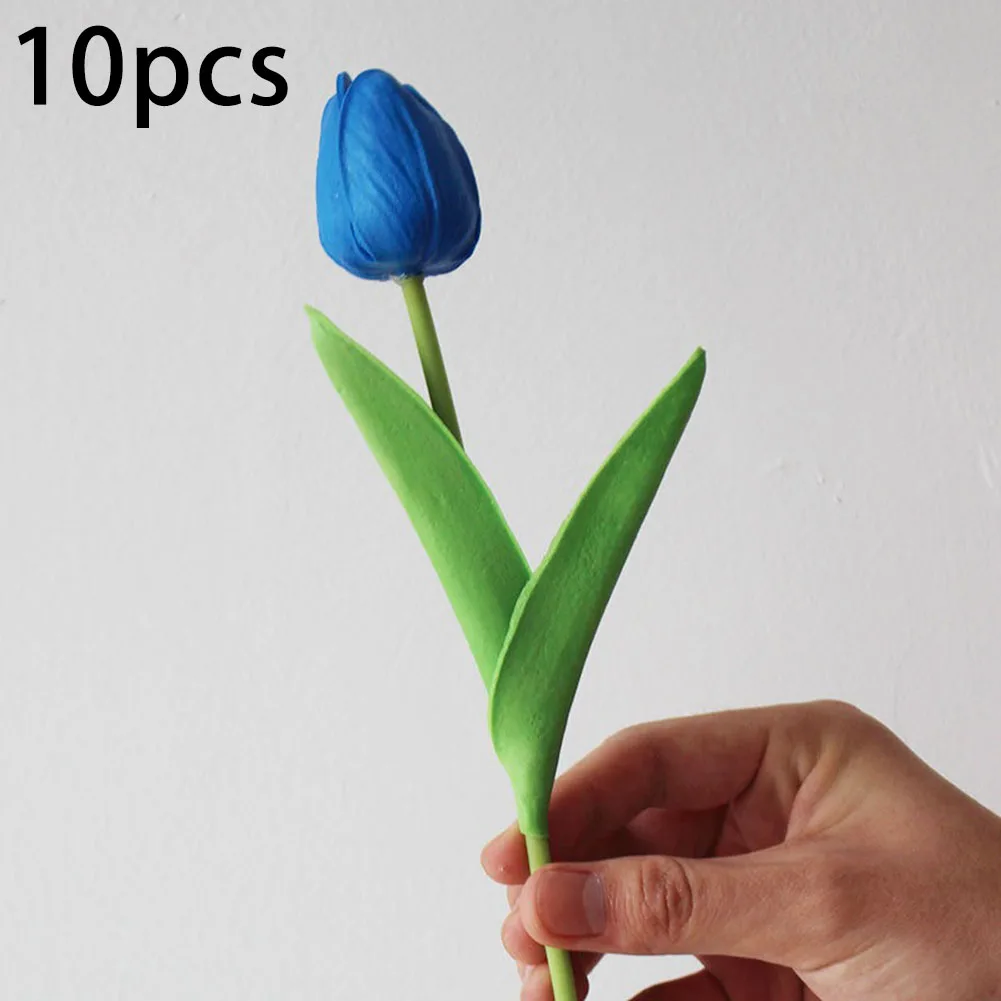 

Flower Bouquet Artificial Tulip Birthday Party Floral Arrangements For Wedding Ceremony Home Decoration Table Ornament