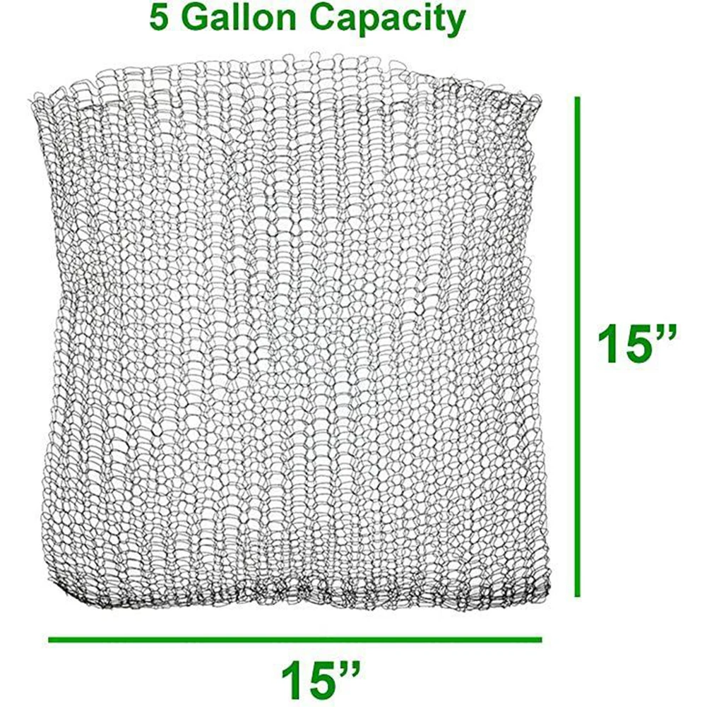 

Roots Guard Baskets Knitted Mesh Bag For Garden Plants Crops Berries Protect Plant Roots Insect Mesh Bag 15*15 Inch