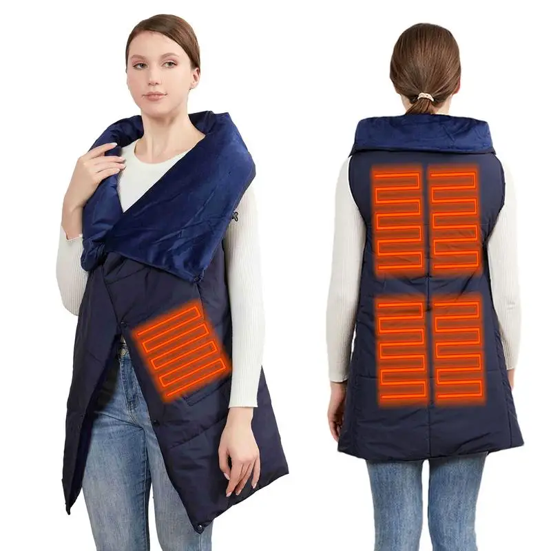 

Одеяло с подогревом, портативное теплое одеяло с регулируемой температурой, товары для ухода за кожей для работы, обучения, кемпинга