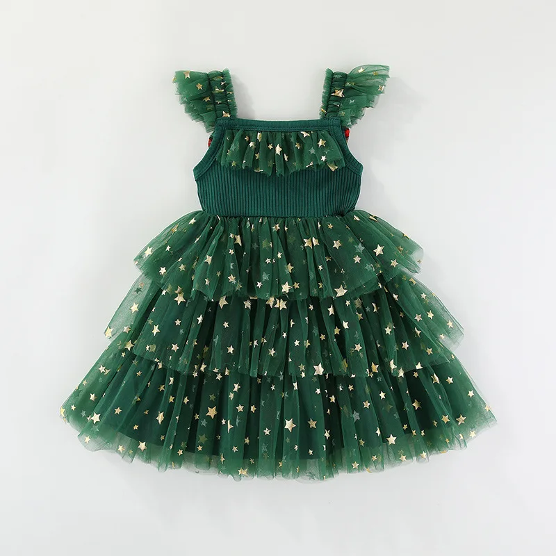 Girls Tulle Christmas Dress – Holiday Sparkle Edition
