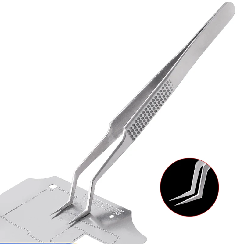 Qianli Tweezers iNeezy Manual Grinding Non-magnetic Stainless Tweezer BGA  Jumper Repair Precision Hot Tweezers Crafting - AliExpress