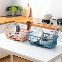 1pc kitchen bowl and plate drain rack, hollow drain, base separation, selected materials, multifunctional storage 1