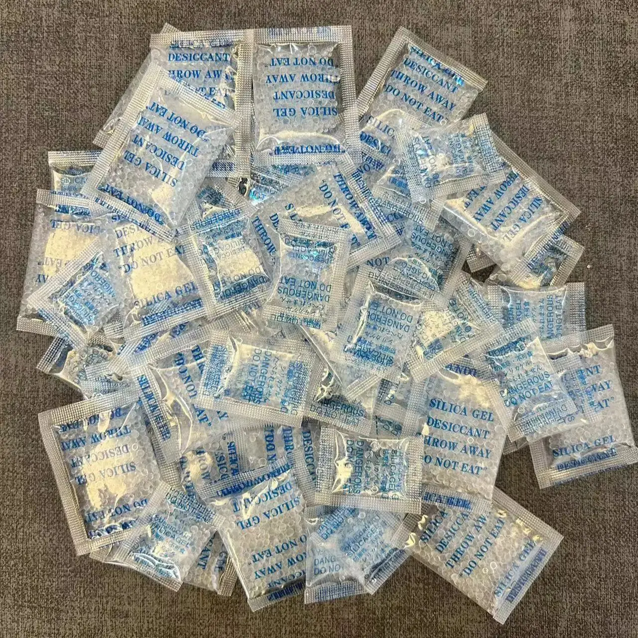 Silica Gel Desiccant Moisture Absorber Bag 2g/5g for Kitchen Room Living Clothes Food Storage