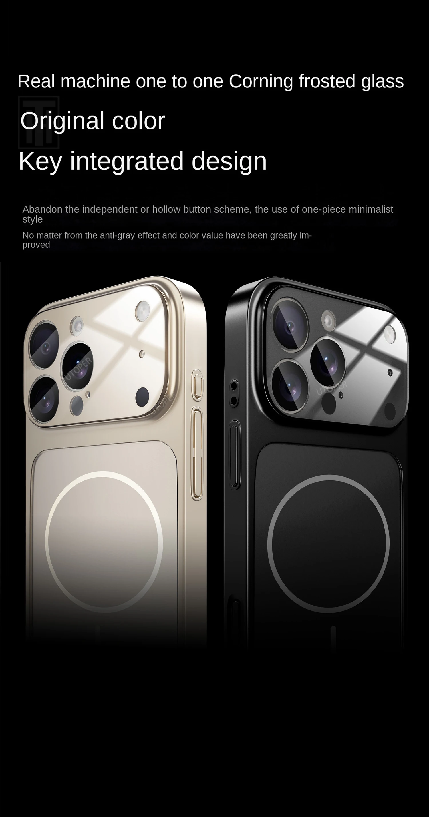 Luxury iPhone Case - Large Frame Glass Lens Protection for iPhone 14151617 Pro Max Magsafe Magnetic PC Hard Cover