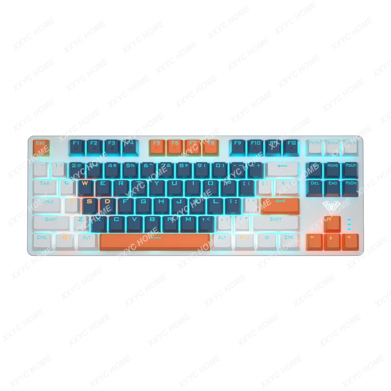 

Wireless Bluetooth Mechanical Keyboard 87 Key Three Model Green Red Axis Laptop Office Gaming Electronic Sports