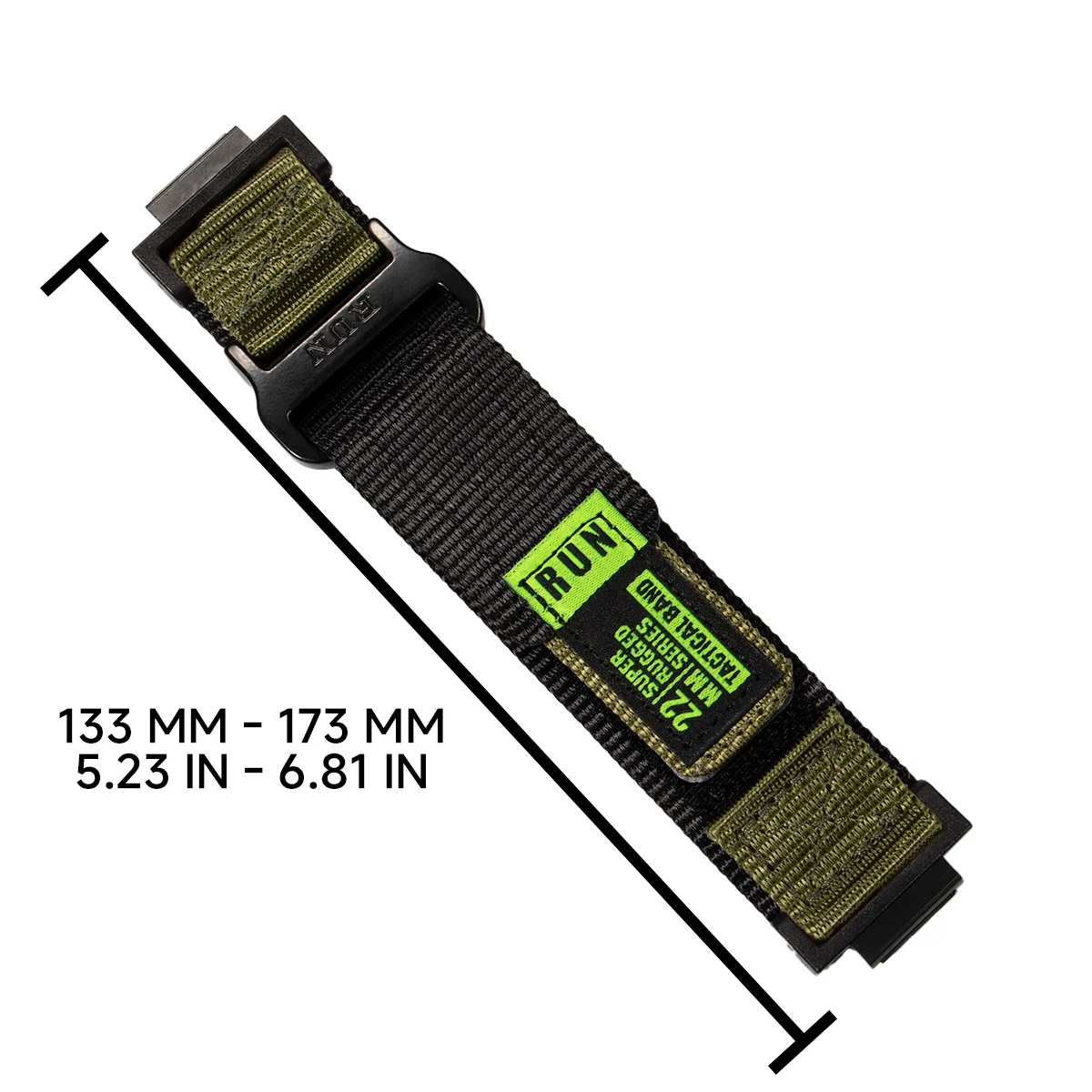 Nylon Sport Watch Strap - Soft and Durable Wristband Bracelet