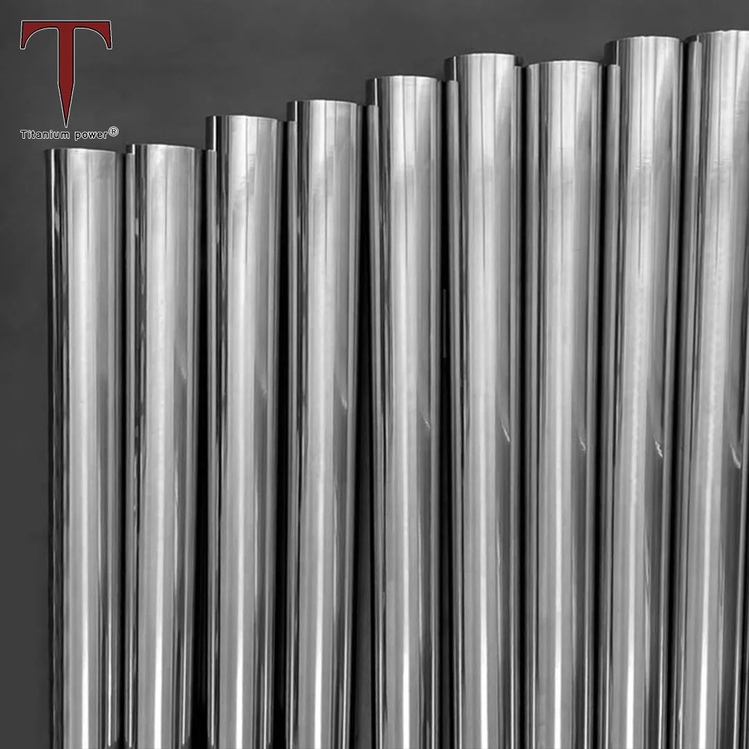 Titanium Tube Car Exhaust System Accessary 1.0mm thickness 1000mm length Straight Pipe