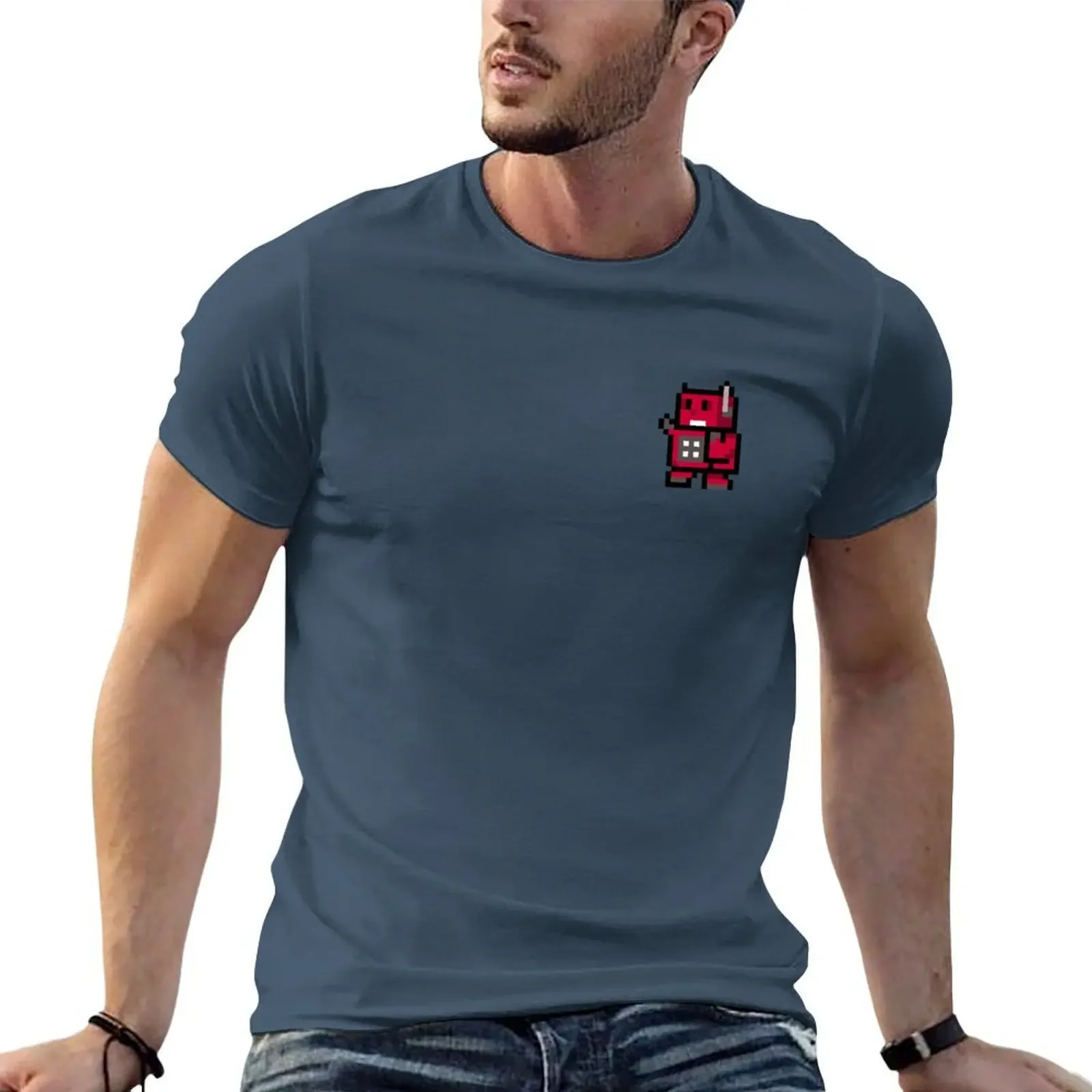 Pixel George! T-Shirt Vintage Vintage Clothes Plain T-Shirt Uomo