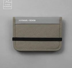 Travel Wallet & Passport Holder: RFID Blocking, Multifunctional Document Organizer and Anti - Theft Pouch (Gray)