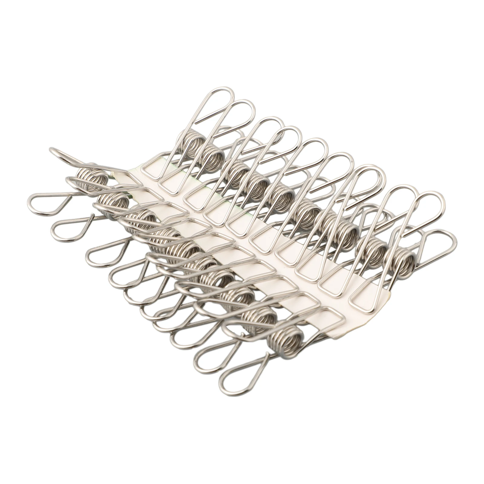 

Stainless Steel Reusable 5.6cm Drying Linen Quilts Socks Hanging Silver 20pcs Clothes Pegs Windproof Tools Hot