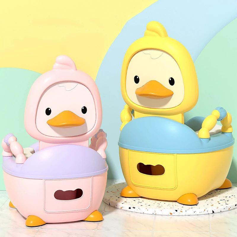 0-6 Years Old Children\'s Pot Soft Baby Potty Plastic Road Pot Infant Cute Toilet Seat Baby Boys And Girls Potty Trainer Seat WC