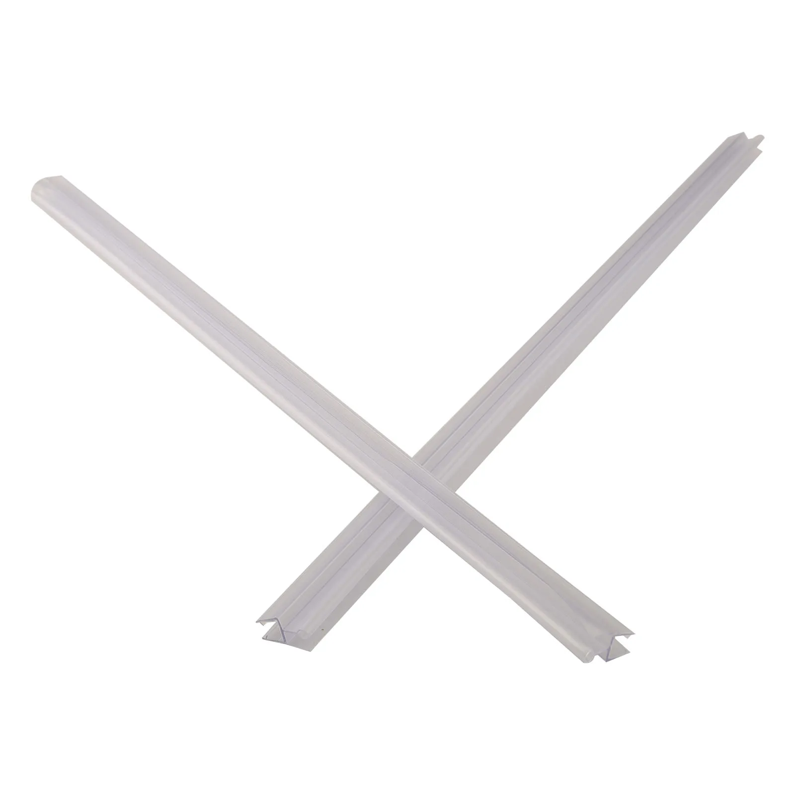 Shower Door Seal Bath Shower Strip Seal Or Screens Doors 6/8/10/12mm Glass Seals Gaps Home Improvement 2Pcs door seal strip,sealing strip tape,waterproof tape,window seal strip,sealing tape,sealing strip,rubber seal strip,rubber door weatherstripping,door weatherstripping,silicone seal strip