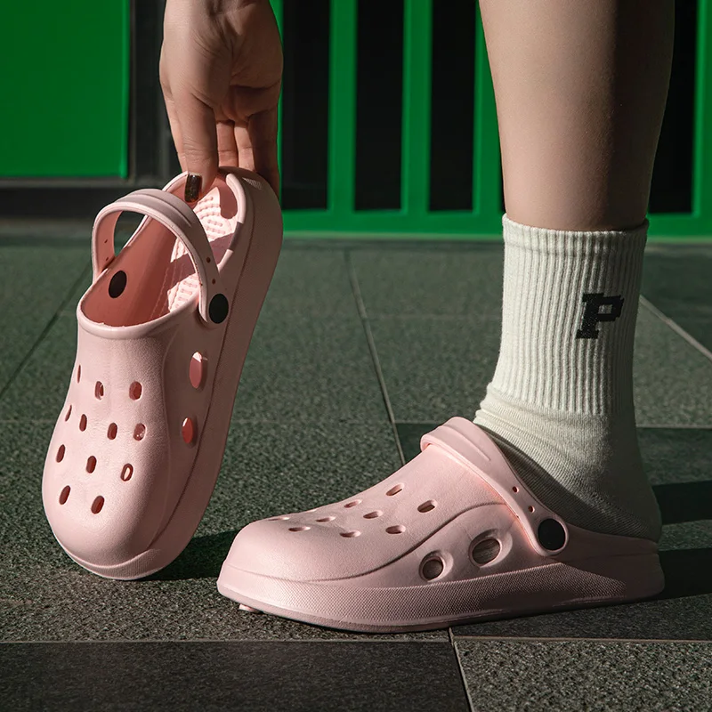 Women Clogs Summer Women Sandals Thick Bottom Home Slides Soft EVA Dry Wedges Platform Garden Shoes Beach Sandals Home Slippers 5
