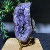 Agate Amethyst Specimen Cluster Stone Quartz Minerals Healing Living Gemstone Reiki Geode Room Decoration Indie Home Aquarium 4