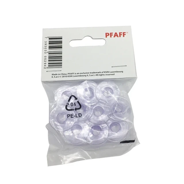 10 Plastic Bobbins for Pfaff Expression 2.0, 3.0 & Creative Vision #820793096