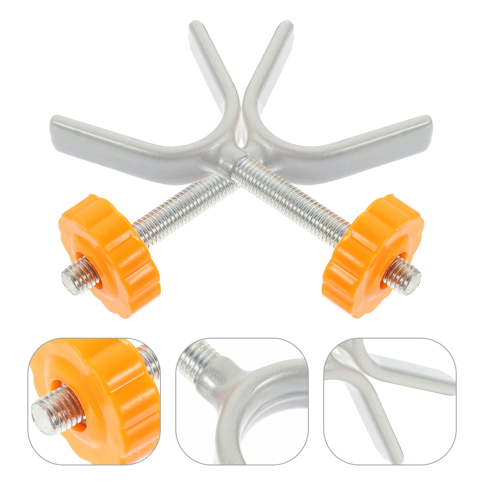 2 Pcs Y Shaped Bolts Rod Connector Pressure Fence Guardrail Gates Doorways Safety Stairs Home Rod Connector