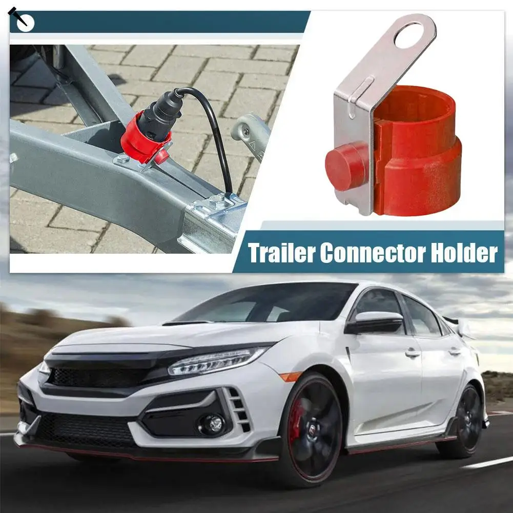 Trailer Plug Adapter ABS Plastic Trailer Fixed Connector Suitable For Installation 7/13 Stitches Plugs Flame Retardant Temperature Resistant
