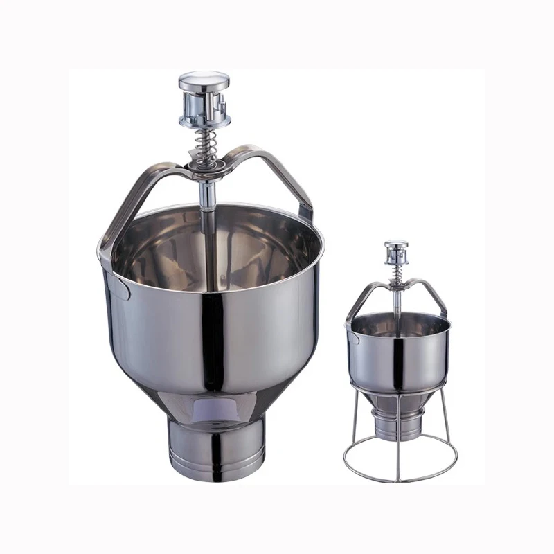 Manual Donut Maker Stainless Steel Cake Doughnut Batter Dispenser Hopper Donut Depositor Baking Dessert Tool