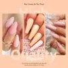 6PCS/SET 6ml Grey Color Glitter Nail Gel Set, UV Gel Nail Varnish Kit Soak Off UV LED Gel Semi-Permanent Nail Gel Set 5