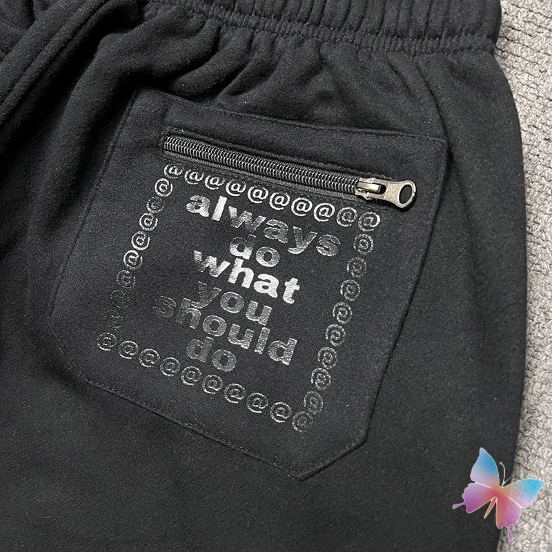 American High Street Black Sweatpants ADWYSD Pants Sunroll Fleece Zipper Pocket Men Women Cleanfit Trousers 6