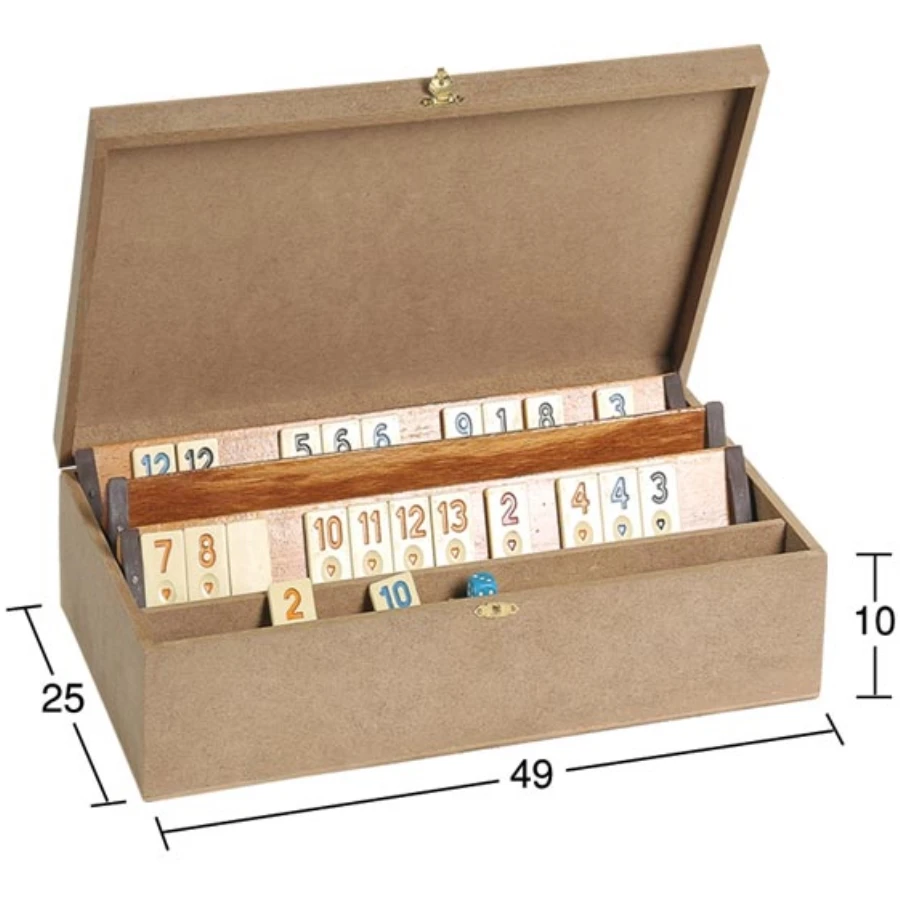 Ku307 Okey Box, Scatola Mdf In Legno Verniciato