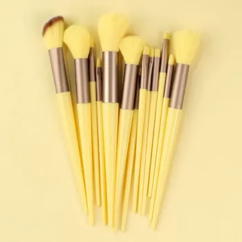 13Pcs-14Pcs Makeup Brushes Soft Fluffy Makeup Tools Cosmetic Powder Eye Shadow Foundation Blush Blending Beauty Make Up Brush 10