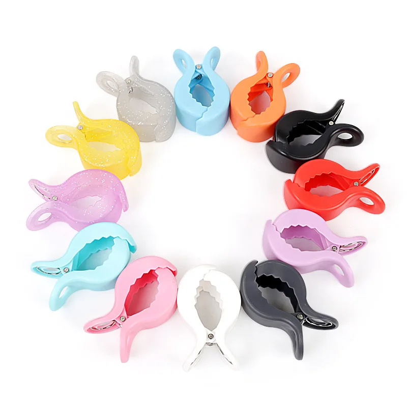 Baby Colorful Car Seat Accessories Plastic Pushchair Toy Clip Pram Stroller Peg Hook Cover Blanket Mosquito Net Clips 2Pcs/Lot