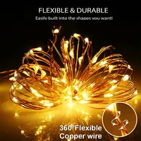 Guirlande lumineuse solaire LED, imperméable, pour l'extérieur, décoration de jardin, féerique de noël 6