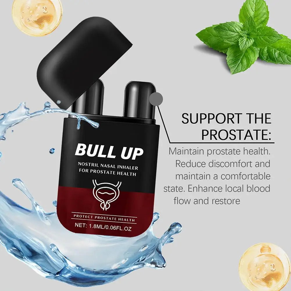 Nasal inhaler Man Prostatitis Nasal Inhaler for Urethritis Dysuria Treatment Frequent Urination Urgency Prostatic Swelling Relief Nasal Congestion