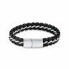 Cremation Urns Bracelet Free Engraving Leather Man Memorial Bangle With Metal Buckle Small Urns For Ashes Keepsake Jewelry 3