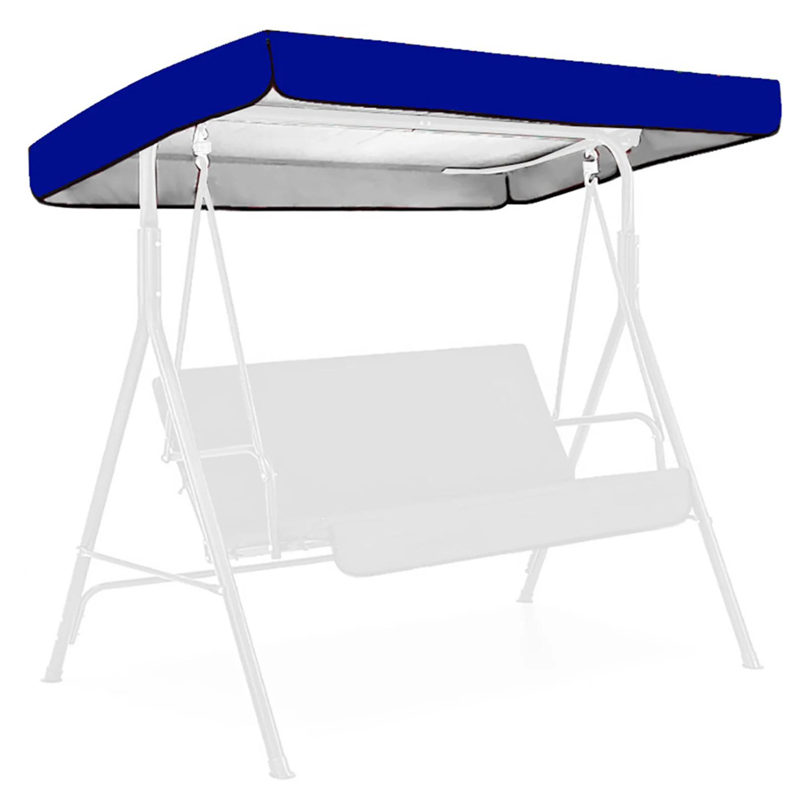 

Swing Canopy Replacement Top Cover Waterproof Sun for Garden Outdoor Swing Chair Patio Bench