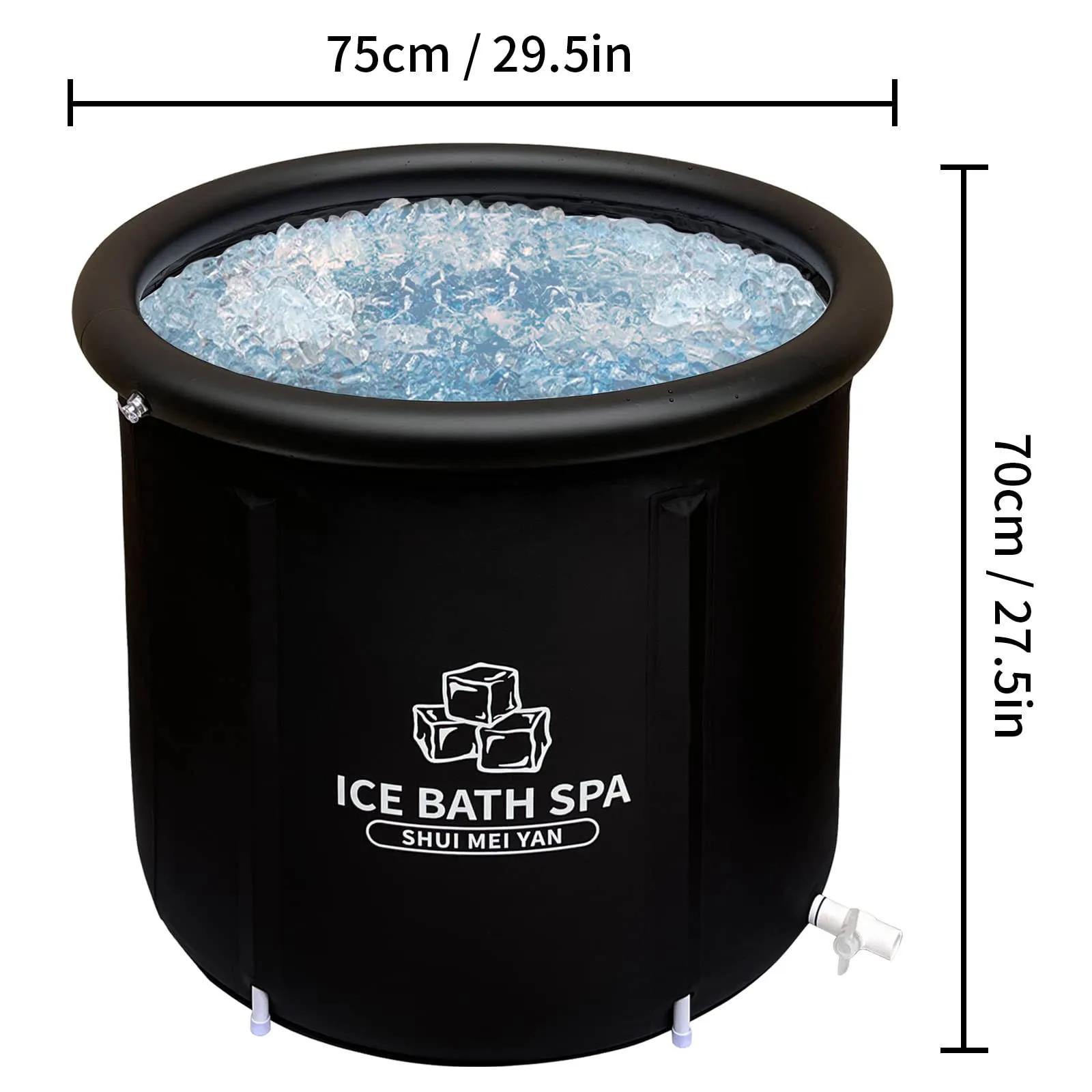 More Popular Portable Ice Bath Recovery Pod Barrel Customized Design Inflatable 3