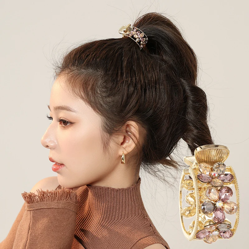 

Женская заколка-краб для волос, с вырезами