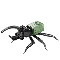 Rhinoceros Beetle Colorful Insect 3D Model Building Blocks Toy 1