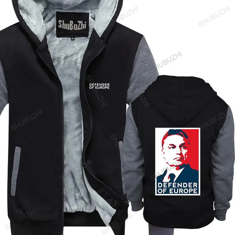 Caldo Cappotto Uomo Felpa Con Cappuccio In Pile Felpe Con Cappuccio V. Orban Ungheria Ungarn Budapest Grenze Europa Felpa Invernale Da Uomo Drop Shipp