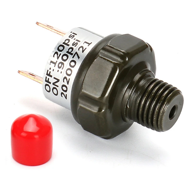기압 스위치 탱크 마운트 스레드, 기차 경적 공기 경적, 90-120PSI, 1/4 인치 NPT, 12V, 24V