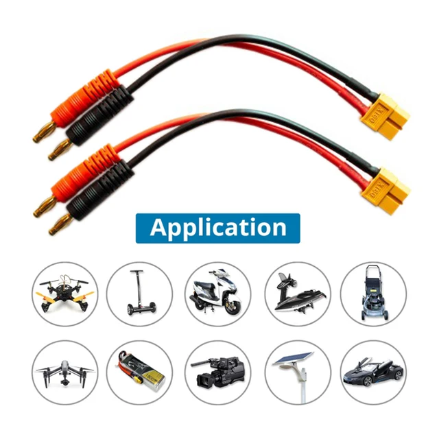 Aazon.co: EC5 Connector Plug -> 4 Banana Plugs Battery Charge Lead 4 thumbnail image
