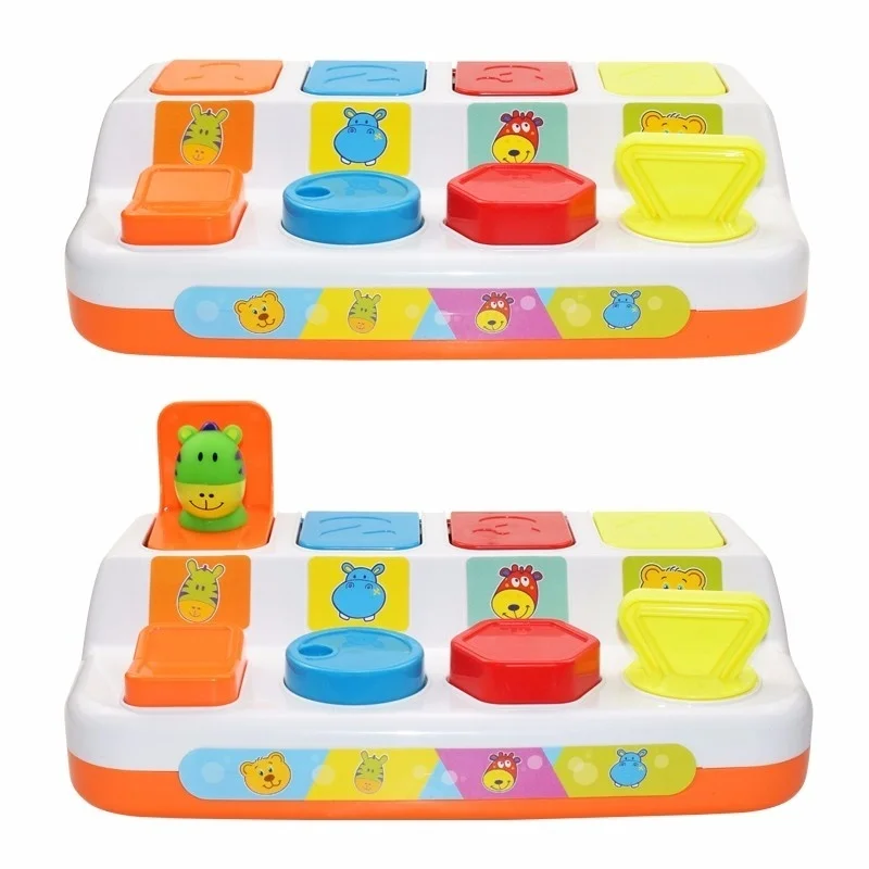 Memory Training Interactive Shape Animals Toy Toddlers Baby Learning Development Toys Educational Color Games for Children | Игрушки и
