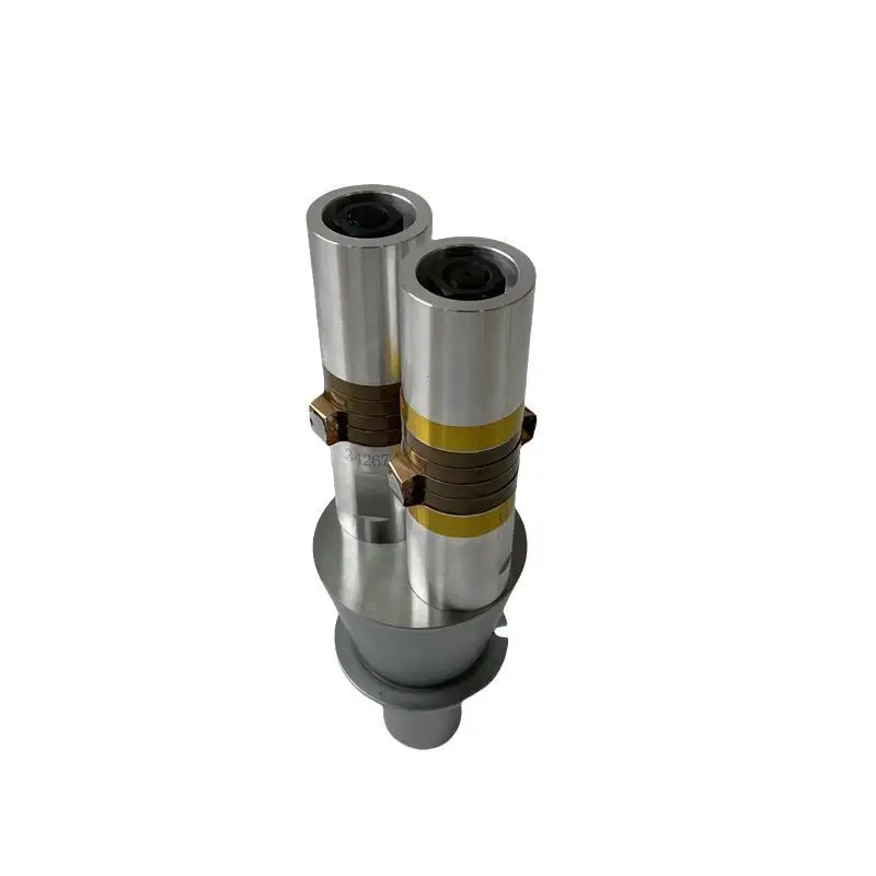 3200W 20khz Ultrasonic Plastic Welding Device Transducer Piezoelectric Ceramic Converter With Booster