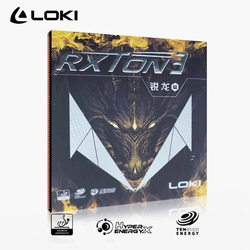 table tennis rubber Original LOKI RXTON 3 Sticky Table Tennis Rubber Ping Pong Rubber Sponge Table Tenis Cake Sponge Ping Pong Accessories
