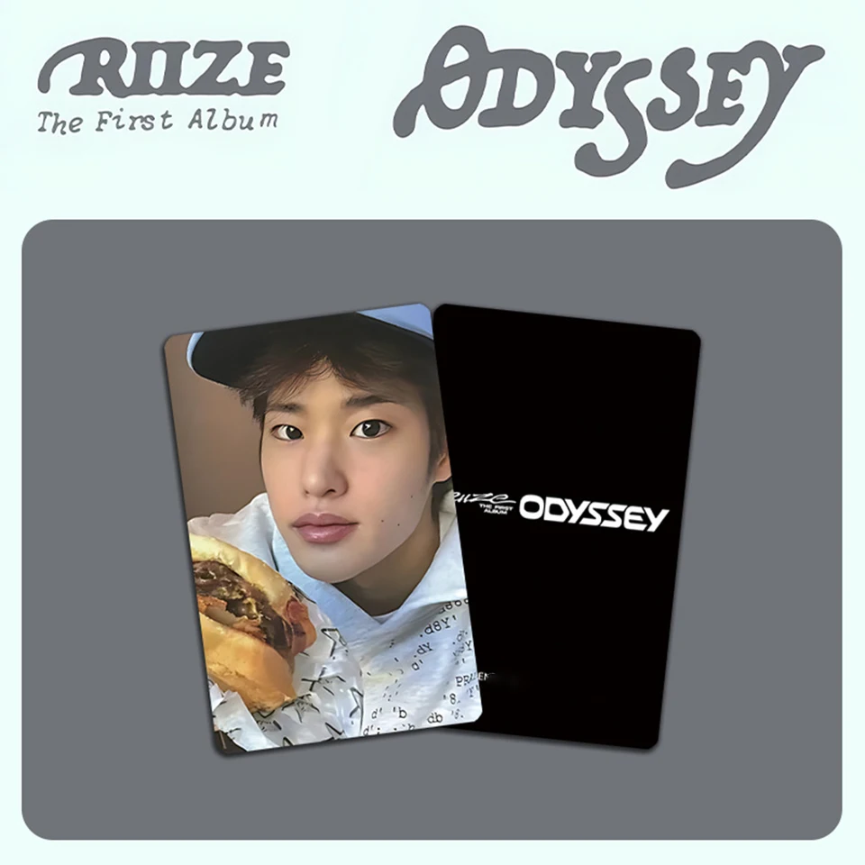 6Pcs/Set KPOP RIIZE ODYSSEY Album DMM Ver Selfie Cards Wonbin