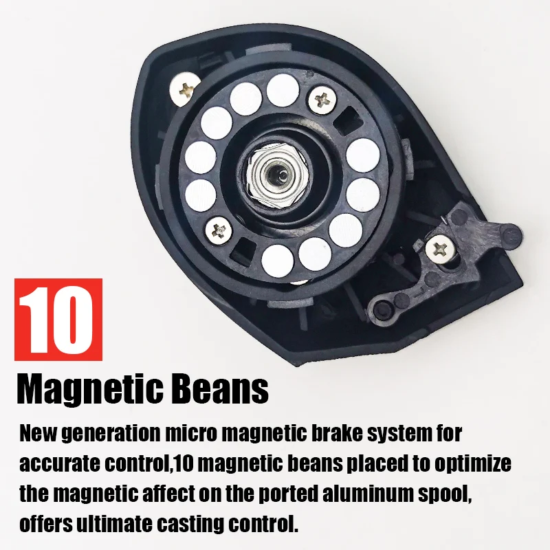 Fishing reel Electronic counting fishing wheel 7.2:1 10kg saltwater freshwater application