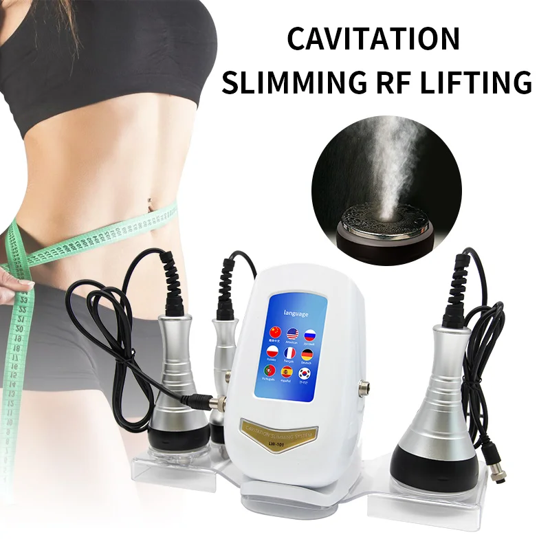 Accesorios para Equipos de Belleza, Cavitación Ultrasónica, Radiofrecuencia, Equipo de Belleza Tres en Uno 40K/80K, Sopo