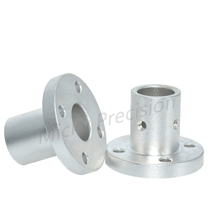 Guide shaft support Long Sleeve Round Flanged Mount Type Shaft Supports Linear Motion Automation Components Diameter 3 4 5 6