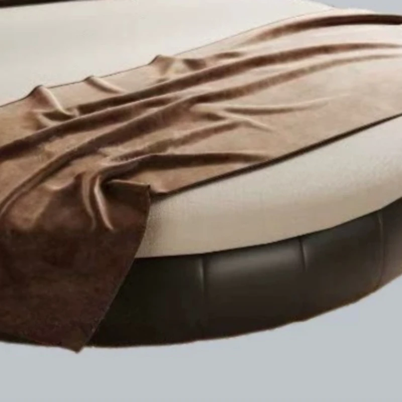 Letti Unici Europei per Adulti, Letti a Castello Tatami, Letti a Terra con Baldacchino, Set di Mobili di Lusso per Camera da Letto - immagine 5