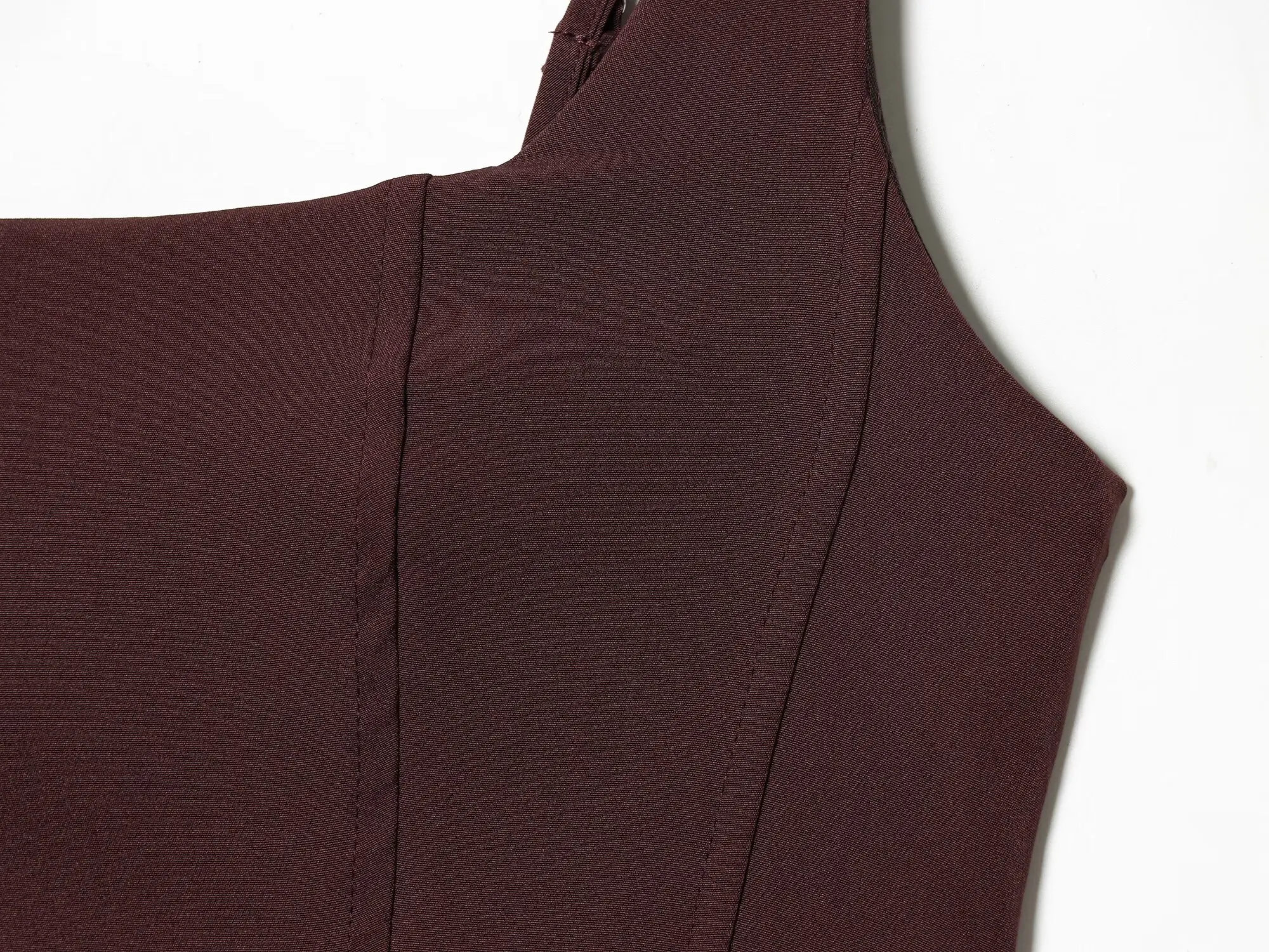 TFAFXY 2026 Frühling Damen Partykleid, ärmellos, rückenfrei, Schnürung, schmales Bleistiftkleid, Spaghettiträger, Midi, langes Kleid, Y2K – Detail 5