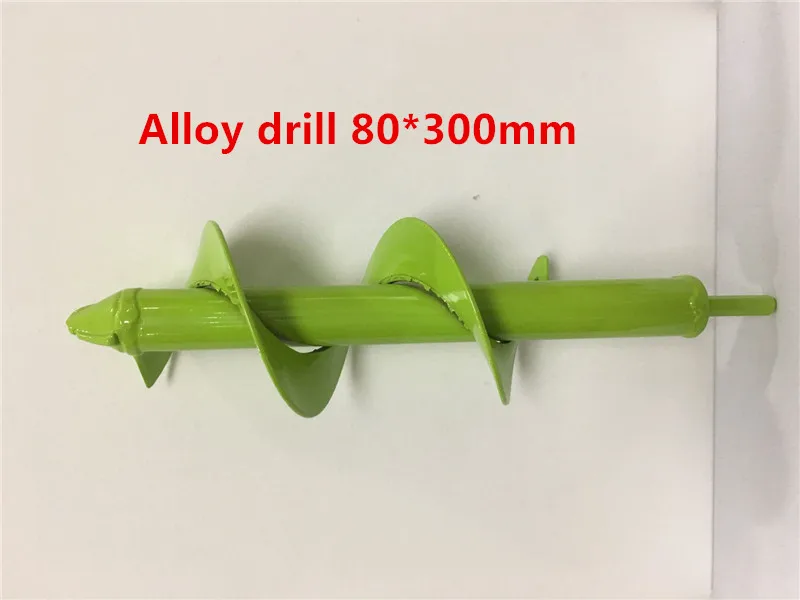 2019 New Durable Garden Alloy Drill Bit Shed Planting Spiral Leaf Small Drilling Earth Drill 4